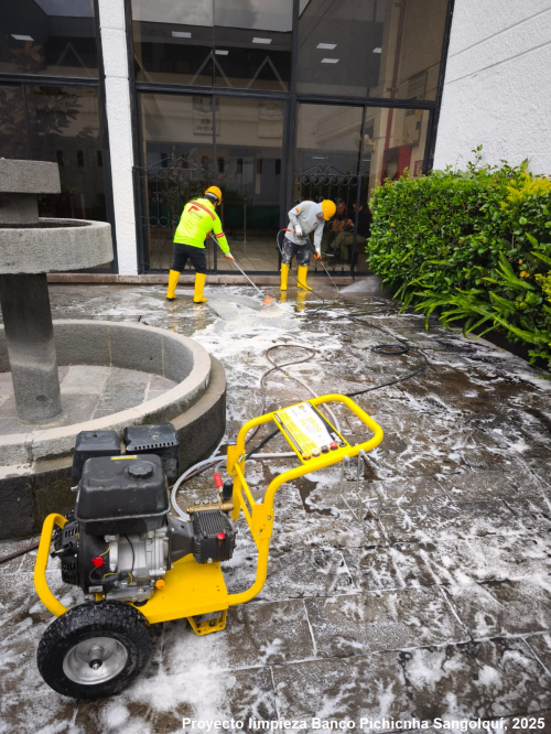 limpieza de concreto adoquines